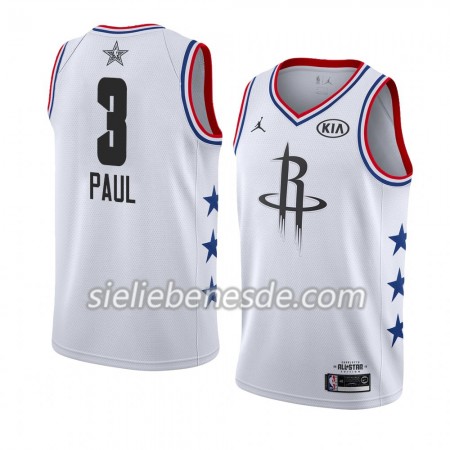 Herren NBA Houston Rockets Trikot Chris Paul 3 2019 All-Star Jordan Brand Weiß Swingman